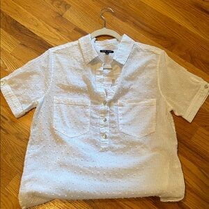 Dear John Short Sleeve Swiss Dot Shirt
